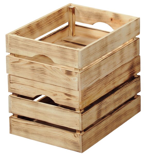 Úložný stohovatelný box 30 x 20 x 15 cm, borovicové dřevo KESPER 69404