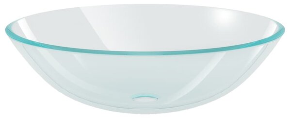 Umyvadlo z tvrzeného skla 42 cm transparentní 142229