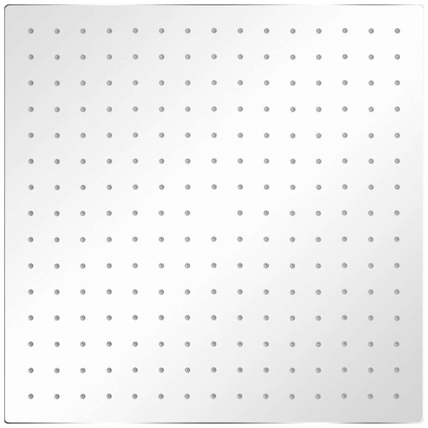 Dešťová sprchová hlavice nerezová ocel 40 x 40 cm čtvercová 142162