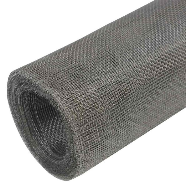 Drátěné ploty 100 x 500 cm Mesh Nerezová ocel 201 Stříbrná 142258