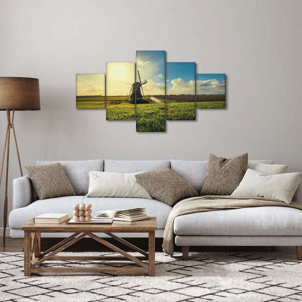 Obraz - Větrný mlýn (125x70 cm)