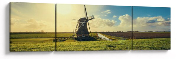 Obraz - Větrný mlýn (170x50 cm)