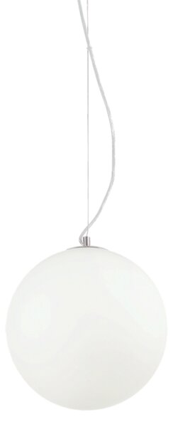 Závěsné svítidlo Ideal lux 009087 MAPA BIANCO SP1 D30 1xE27 60W bílá
