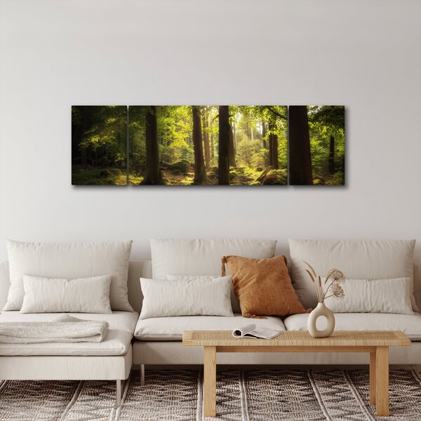 Obraz snového lesa (170x50 cm)