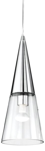 Závěsné svítidlo Ideal lux 017440 CONO SP1 CROMO 1xE14 40W