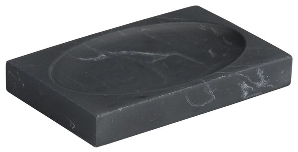 Mýdlenka 13,6 x 8,6 x 2 cm, pryskyřice, černá KESPER 38601