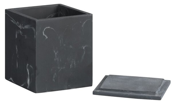 Úložný box 10,5 x 8,5 x 8,5 cm, pryskyřice, černá KESPER 38603