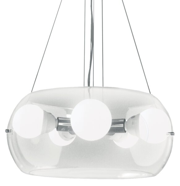Závěsné svítidlo Ideal lux 016863 AUDI-10 SP5 trasparente 5xE27 60W 3000K