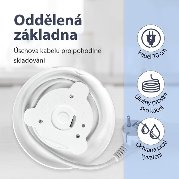 Noaton Noaton® K1W Basic, rychlovarná konvice (Rozbaleno)