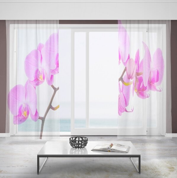 Záclony Růžová orchidej (Rozměr záclony: 150x250)