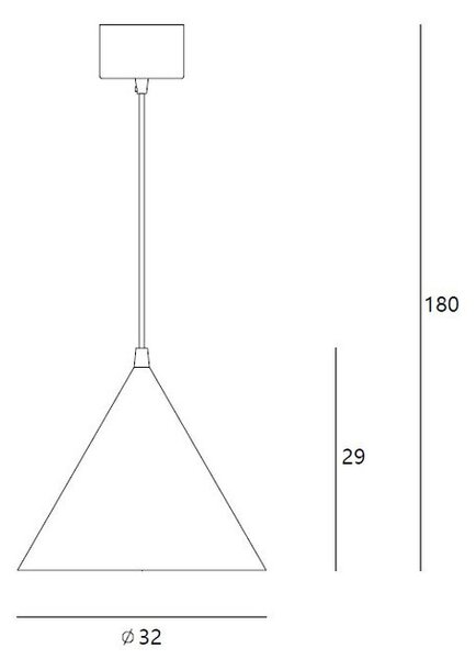 101-1D11000 CONE E27 max.1x60W bez zdroje, bílý kabel, OUT: bílá matná, IN: bílý dub