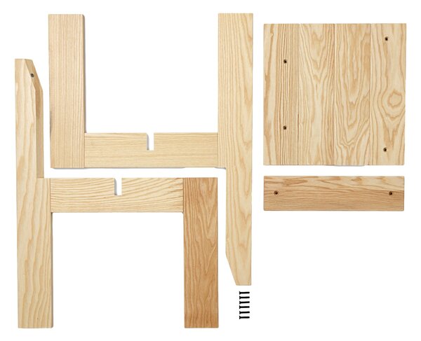 FERM LIVING Jídelní židle Ark, Blue