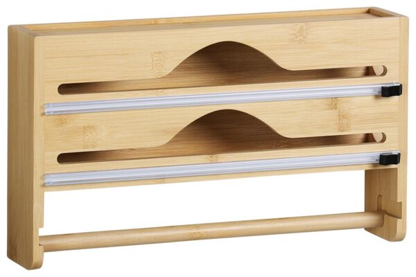 Kuchyňský zásobník na fólie 36 x 7 x 21 cm, bambus KESPER 58045