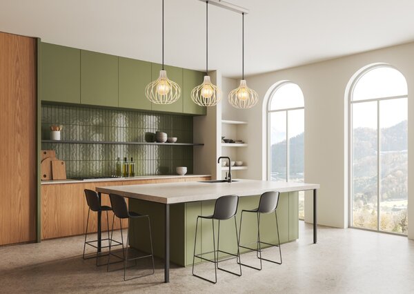 Závěsné svítidlo 3x E27 piesková IP20 GLOBO lighting MATEO 33370319