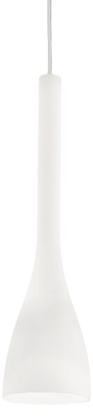 Závěsné svítidlo Ideal lux 035697 Flute SP1 SMALL BIANCO 1xE14 40W