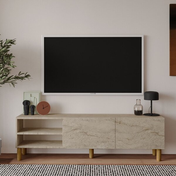 TV stolek/skříňka Rama 2 (travertin). Akce -15%