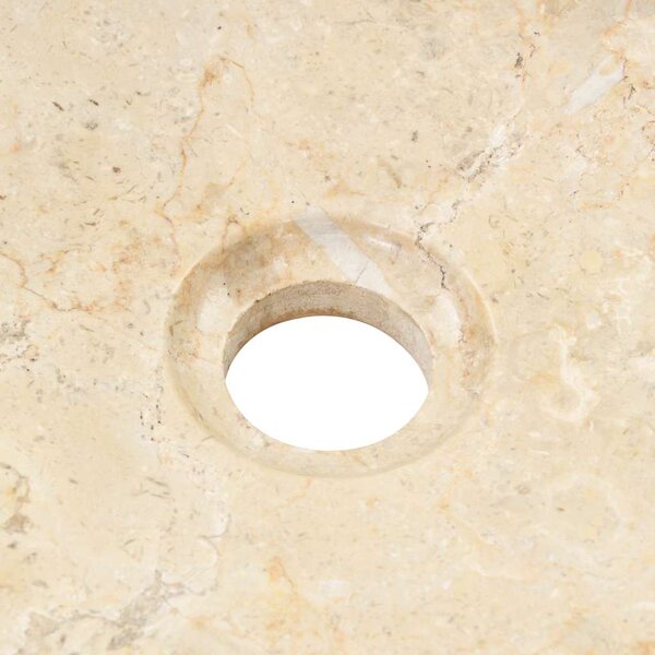 Umyvadlo 40 x 12 cm mramor krémové 142767