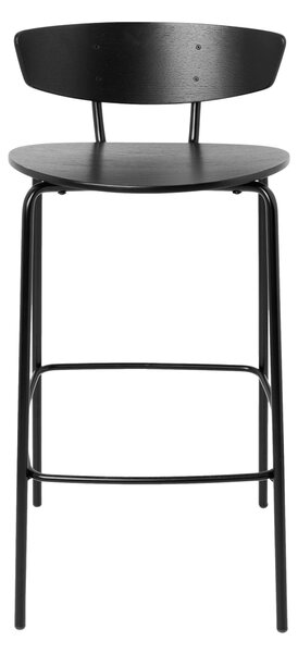 FERM LIVING Barová židle Herman Counter, Black