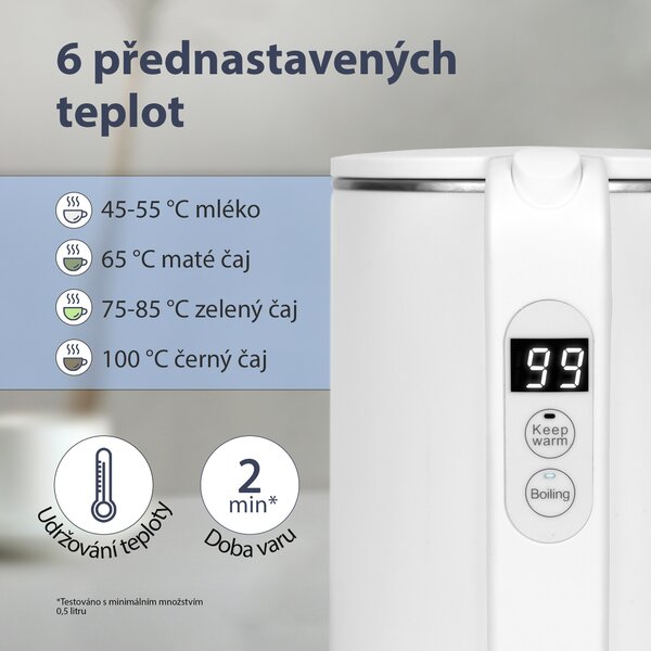 Noaton K3W Pro, rychlovarná konvice (Zánovní)