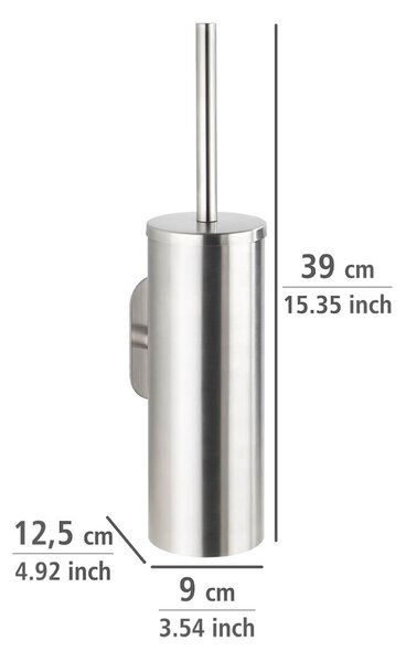 WENKO WC štětka BEZ VRTÁNÍ TurboLoc OREA MATT matná 39x9x13 cm