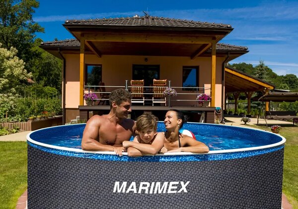 Orlando Bazén 3,66 x 0,91 m se skimmerem, motiv ratan MARIMEX 10303049