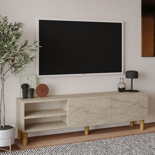 TV stolek/skříňka Rama 2 (travertin). Akce -15%