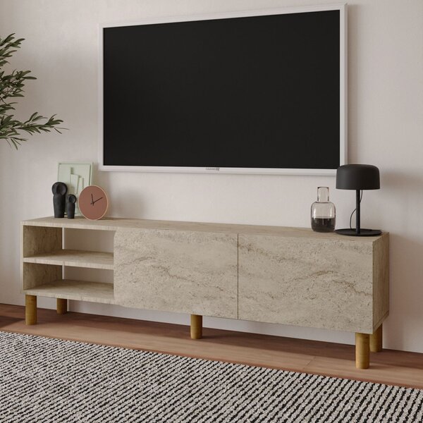 TV stolek/skříňka Rama 2 (travertin). Akce -15%
