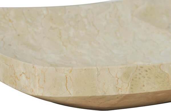 Umyvadlo 50 x 35 x 12 cm mramor krémové 142765