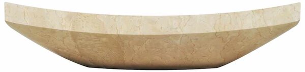 Umyvadlo 50 x 35 x 12 cm mramor krémové 142765