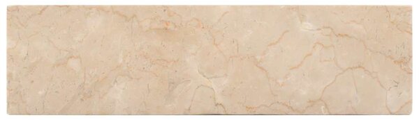 Umyvadlo 45 x 30 x 12 cm mramor krémové s vysokým leskem 142773