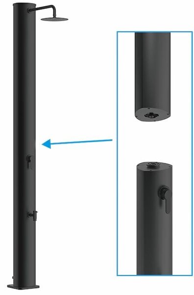 DUO Solární sprcha 40 l, alu MARIMEX 10992150