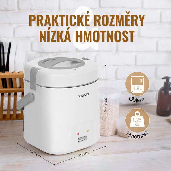 Noaton RC118W Basic, rýžovar (Rozbaleno)