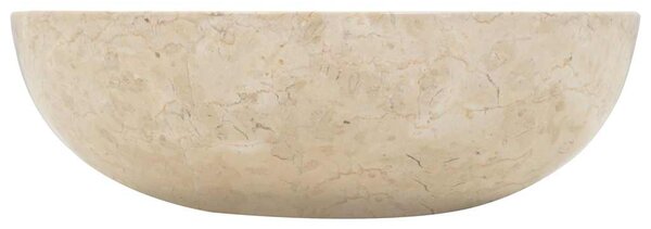Umyvadlo 40 x 12 cm mramor krémové 142775