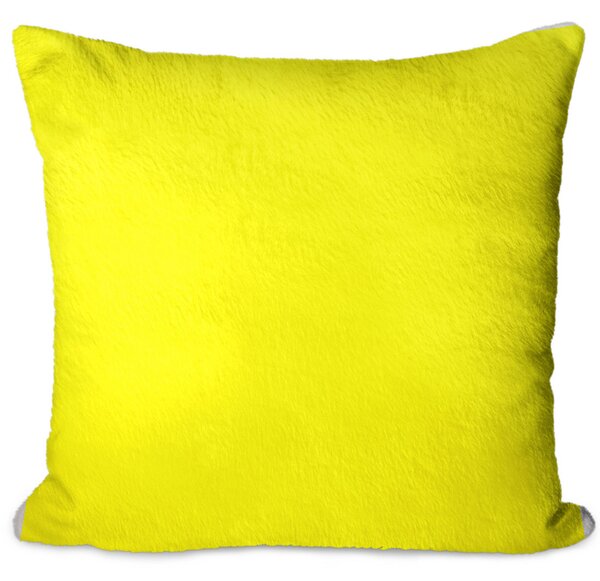 Polštář Žlutý (Velikost: 40 x 40 cm)