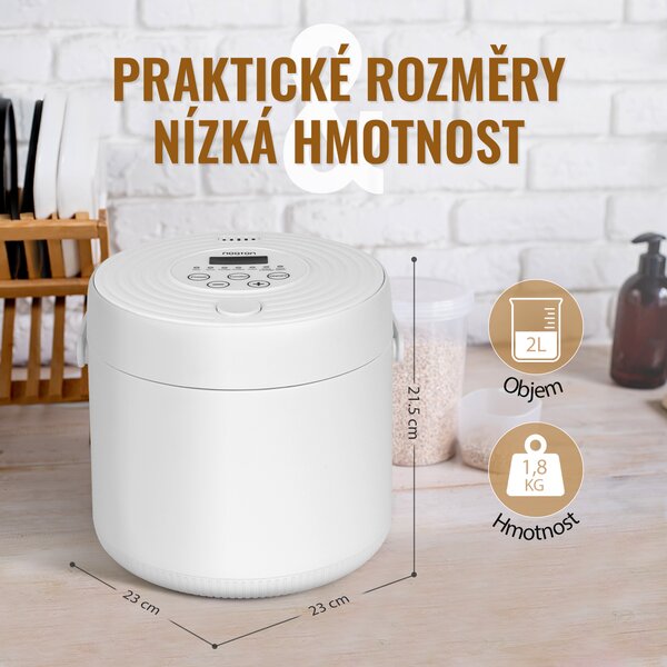 Noaton RC120W Essential, multifunkční rýžovar
