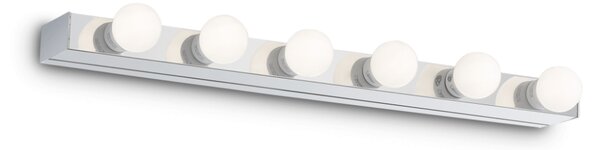 Nástěnné svítidlo Ideal lux 045627 PRIVE AP6 CROMO 6xE14 40W
