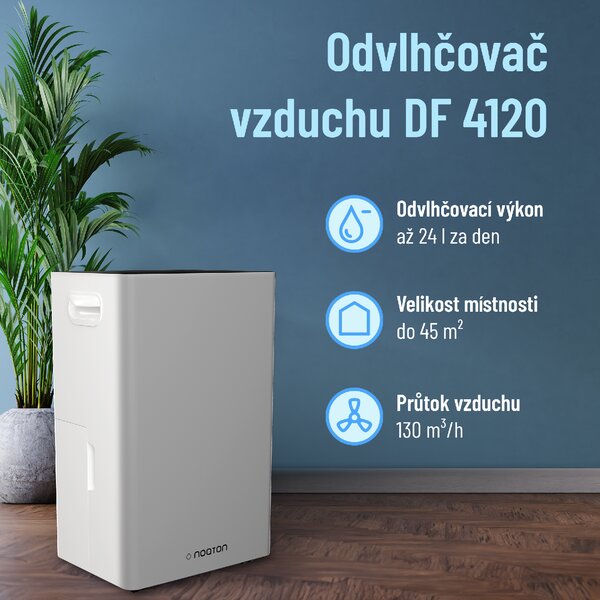 Noaton DF 4120, odvlhčovač vzduchu (Použitý, Záruka 21 měsíců)