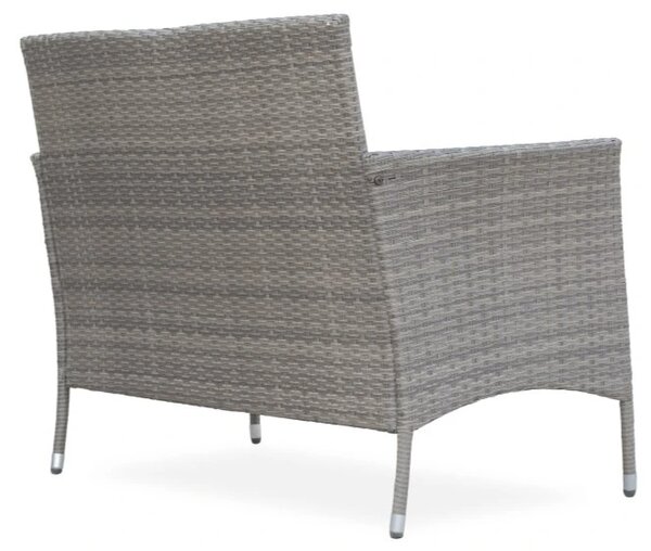 Bali Premium Zahradní lavice 116 cm, umělý ratan, šedohnědá NOELA 34570631