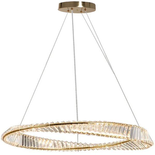 Toolight Toolight, LED stropní svítidlo APP1202-CP, zlatá, OSW-04551