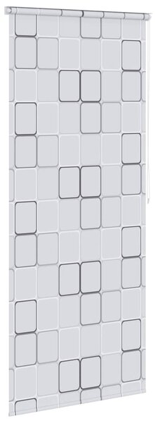 Sprchová roleta 80 x 240 cm čtvercový vzor 142847