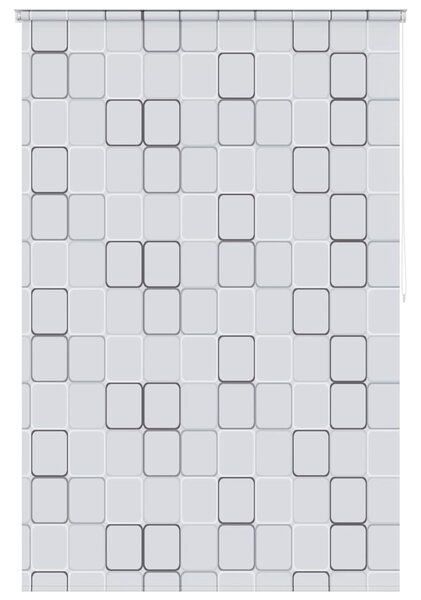 Sprchová roleta 140 x 240 cm čtvercový vzor 142850