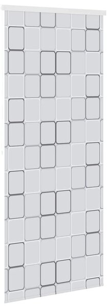 Sprchová roleta 80 x 240 cm čtvercový vzor 142847
