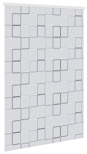 Sprchová roleta 140 x 240 cm čtvercový vzor 142850