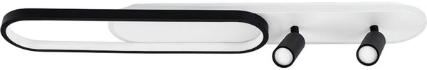 Toolight Toolight, LED stropní svítidlo s bodovými reflektory 100cm, 45W, 4000K, APP1438-C, černá-bílá, OSW-00967