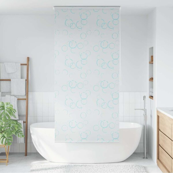Sprchová roleta 80 x 240 cm bublinkový vzor 142865