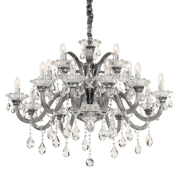 Závěsné svítidlo / Luster Ideal lux 081526 Colossi SP15 GRIGIO 15xE14 40W