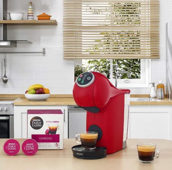 Dolce Gusto Genio S Plus Kapslový kávovar, červený KRUPS KP3405