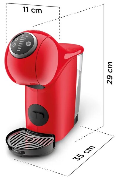 Dolce Gusto Genio S Plus Kapslový kávovar, červený KRUPS KP3405