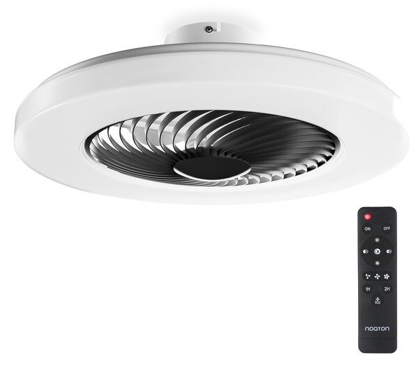Noaton 12058B (2024) Triton, černá, stropní ventilátor se světlem (Použitý, Záruka 21 měsíců)