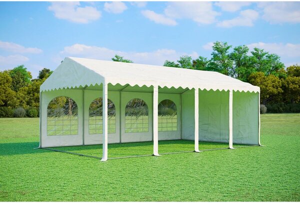 Párty stan 5x8 m Max+ 2,6m - ohnivzdorný barva Bílá